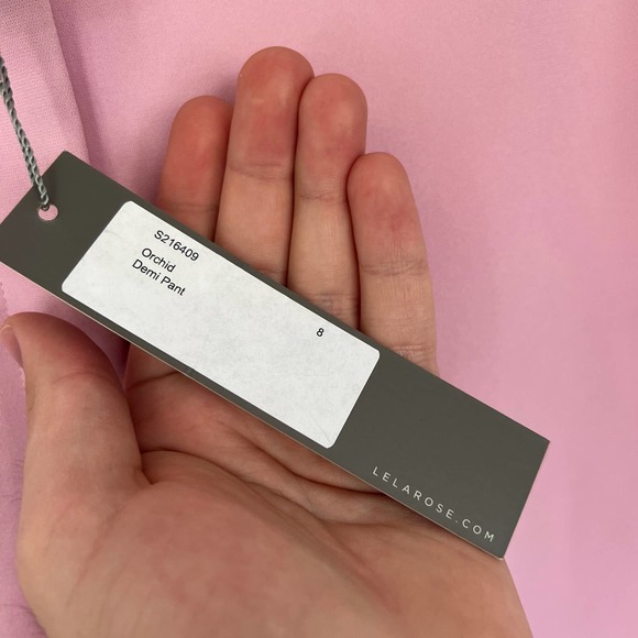 Lela Rose Stretch Twill Demi Crop Pants in Orchid Pink Size 8 - Picture 6 of 8